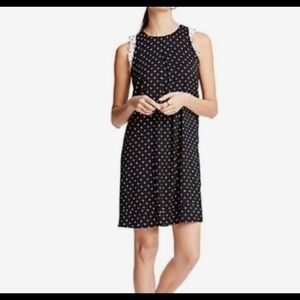 Black polka dot Ann Taylor dress